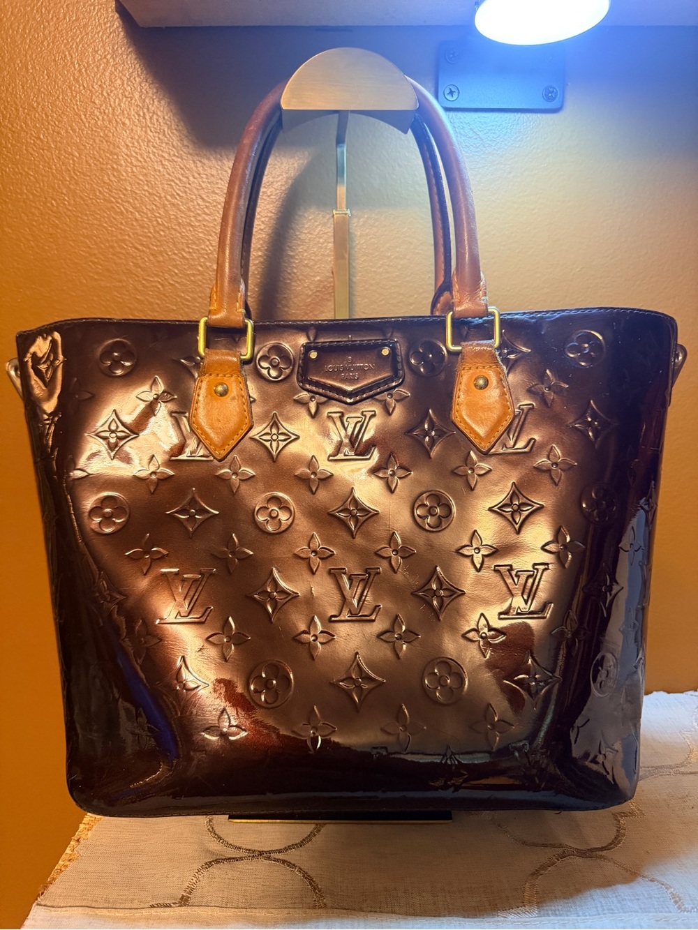 Louis Vuitton Monogram Vernis Houston Tote Bag